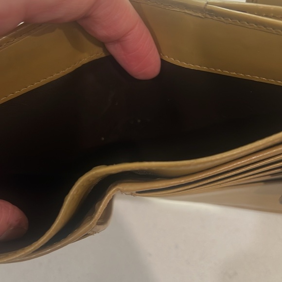 GUCCI authentic women's beige brown guccisima web signature wallet - Picture 6 of 16